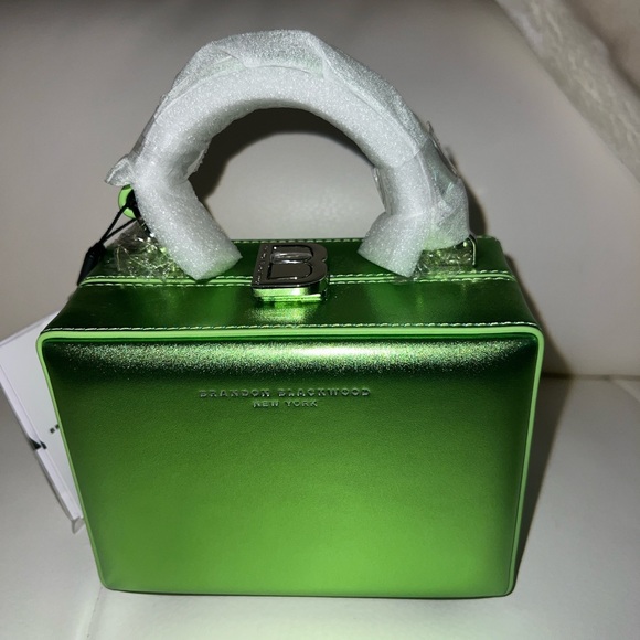 Brandon Blackwood Mini Kendrick Trunk Metallic Green - Picture 1 of 6